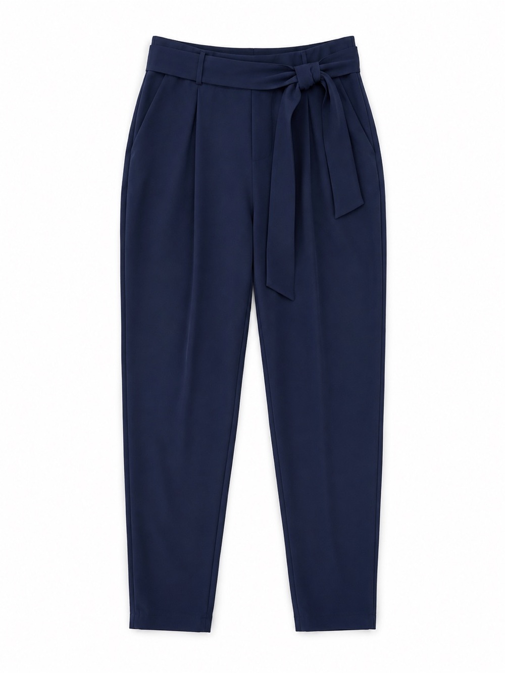 Bishop + Young Navy Blue Tie Waist Pants 1X NWT